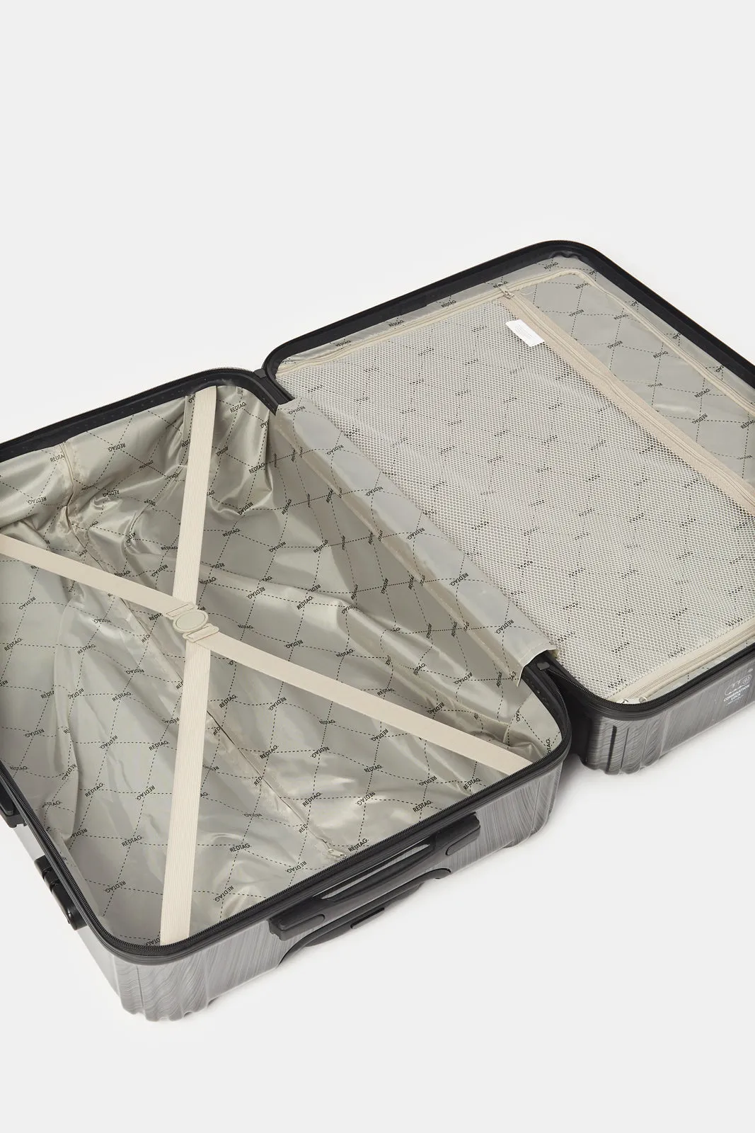 Black Embellished Trolley Luggage (24 Inch)