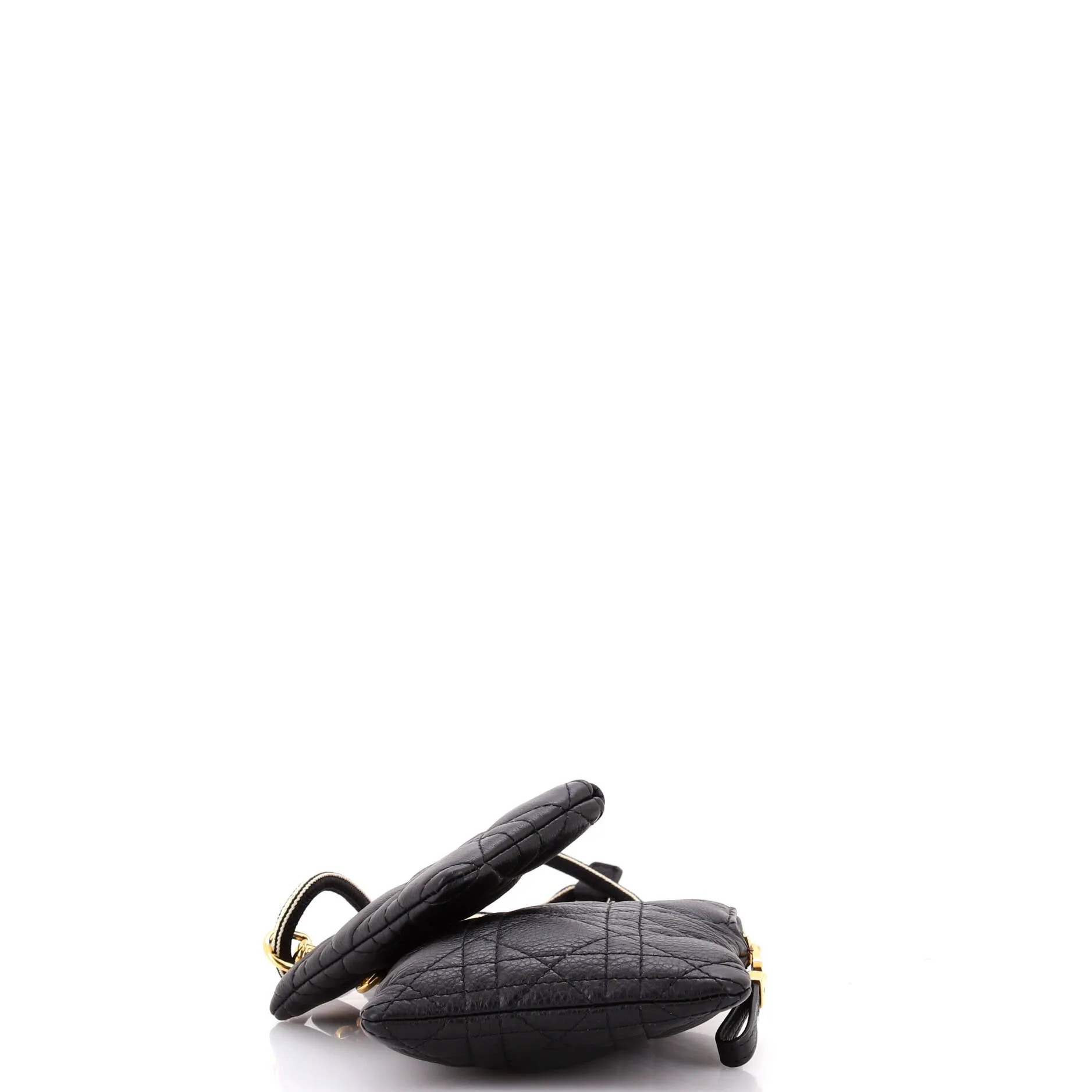 Caro Multifunctional Pouch Cannage Quilt Calfskin