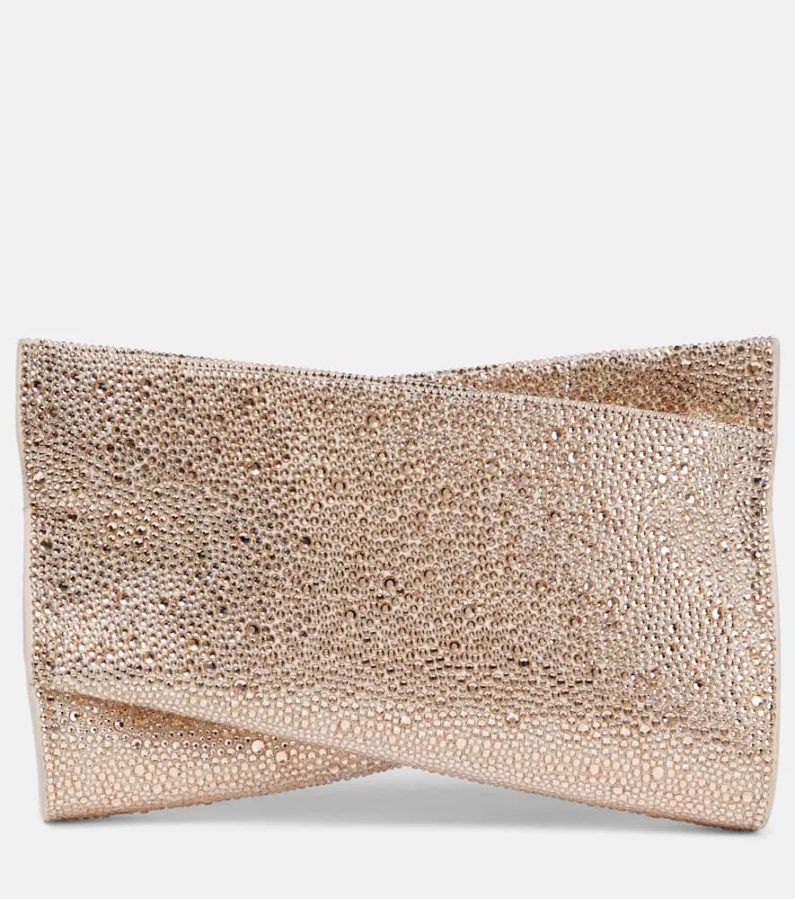 Christian Louboutin Loubitwist Small embellished clutch