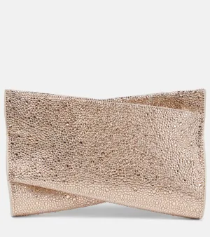 Christian Louboutin Loubitwist Small embellished clutch