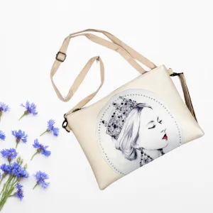 clutches/ beige/ 23 cm * 20 cm / made in turkey -3480