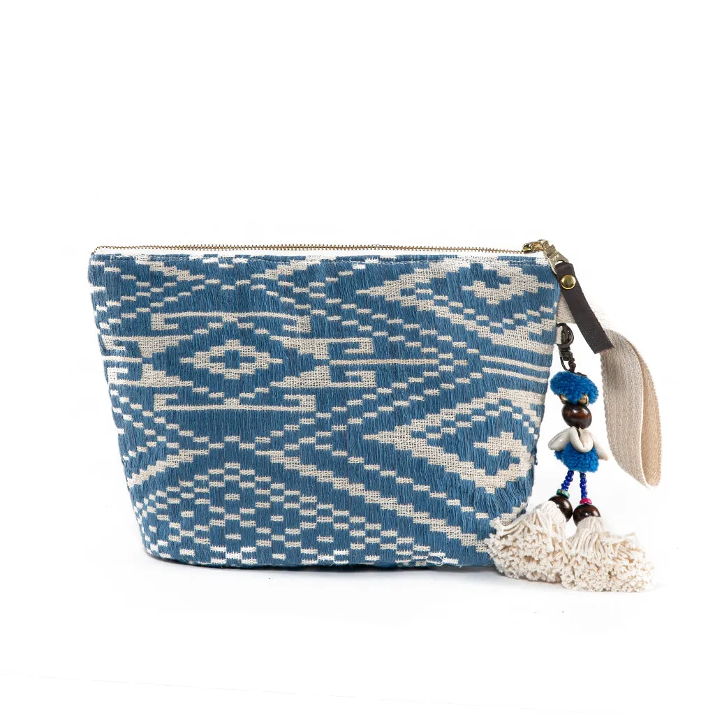Nicole Pouch Tassel Sky