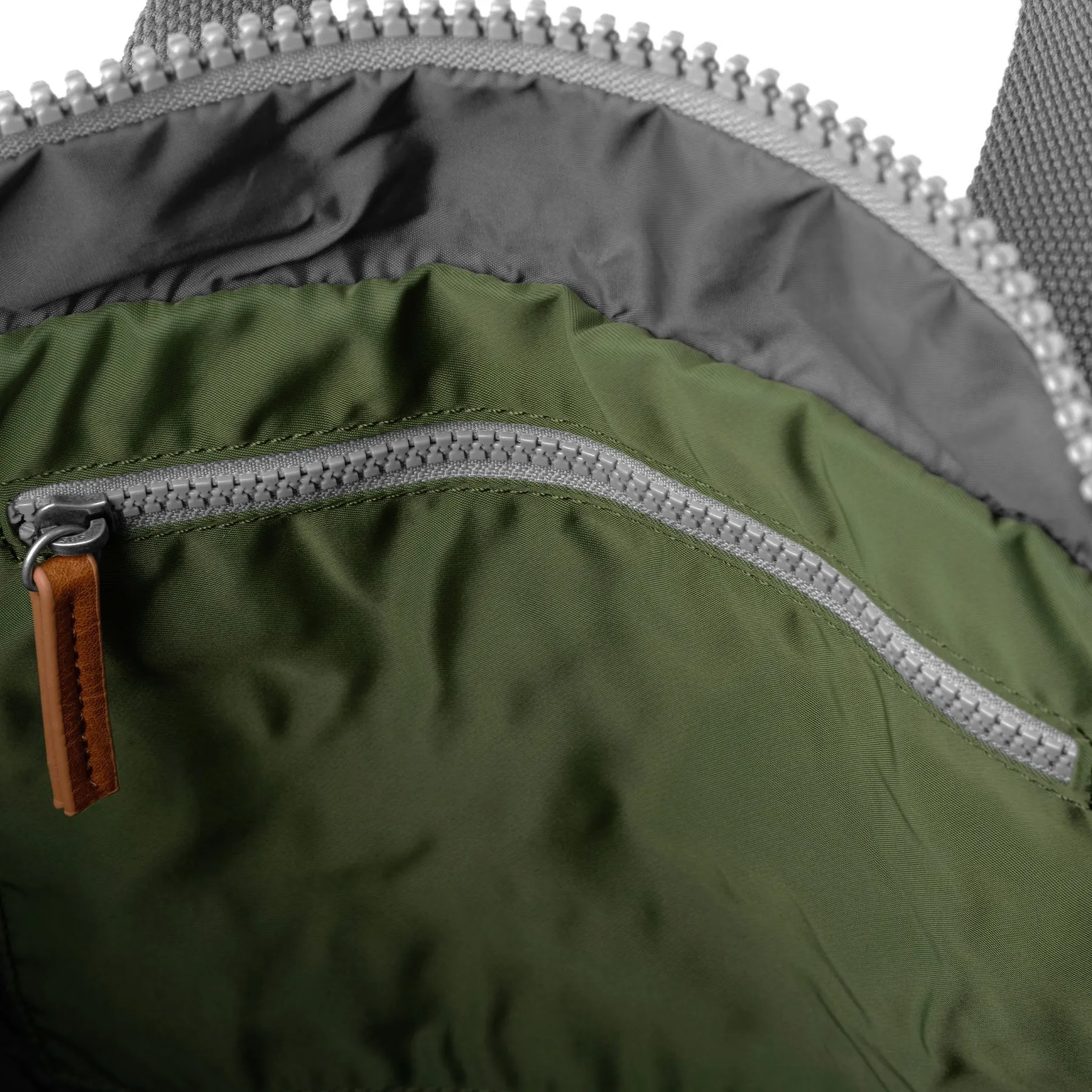 ROKA Canfield B Recycled Nylon Roll-top Backpack – Avocado