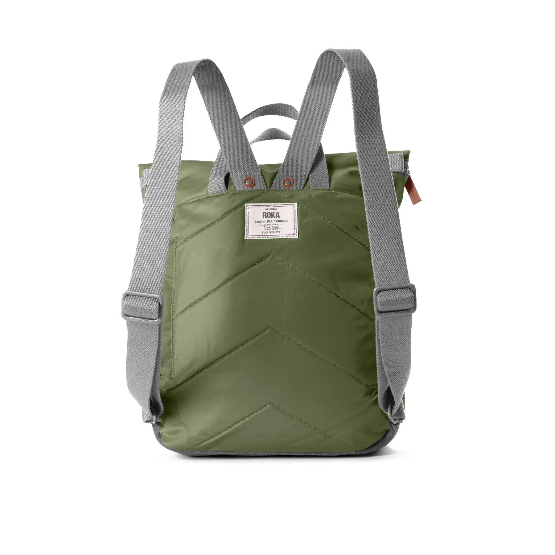 ROKA Canfield B Recycled Nylon Roll-top Backpack – Avocado