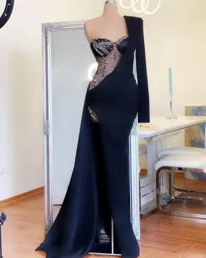 Snappy Black Evening Dress