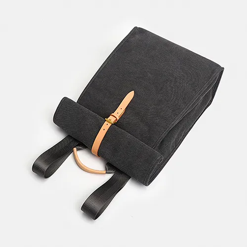 Womens Canvas Folded Backpack Laptop Bags