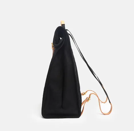 Womens Canvas Folded Backpack Laptop Bags
