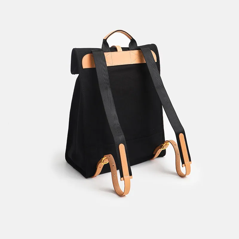 Womens Canvas Folded Backpack Laptop Bags