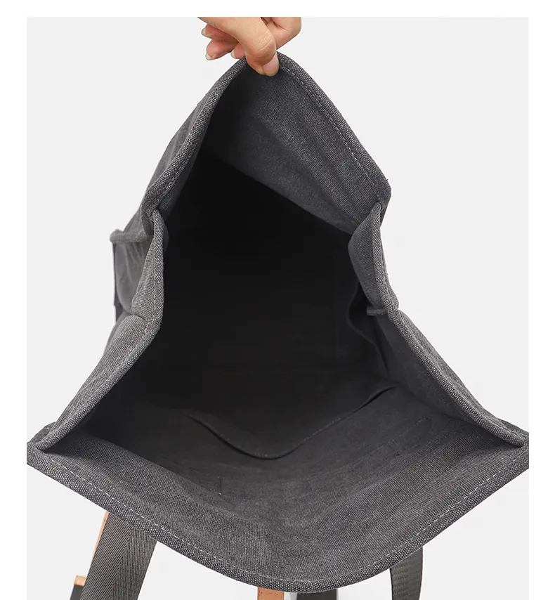 Womens Canvas Folded Backpack Laptop Bags