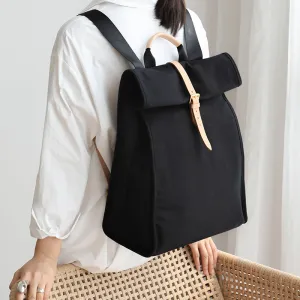 Womens Canvas Folded Backpack Laptop Bags
